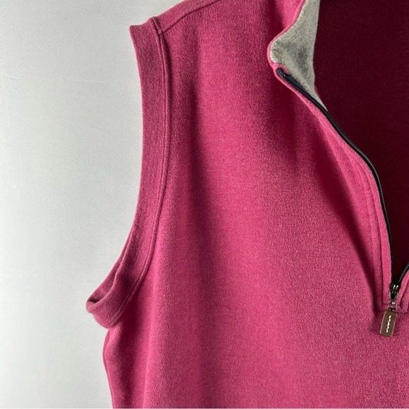 Peter Millar Cotton Front Zip Men’s Vest Size S - Picture 5 of 13